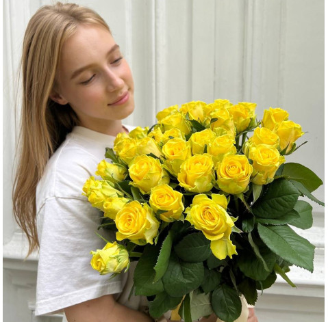 Букет 35 роз Пенни Лейн 2 доставка цветов