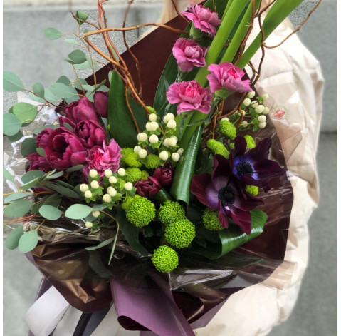 Букет Лілова увага 4 доставка квітів