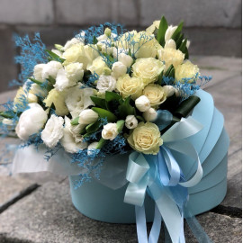 Flower composition Kolybel blue Flower delivery
