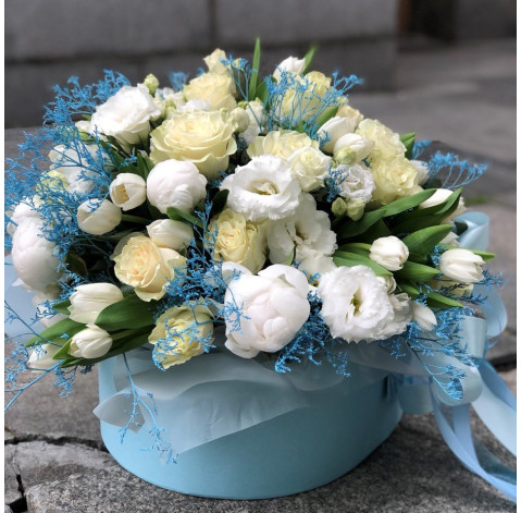 Flower composition Kolybel blue 2 Flower delivery