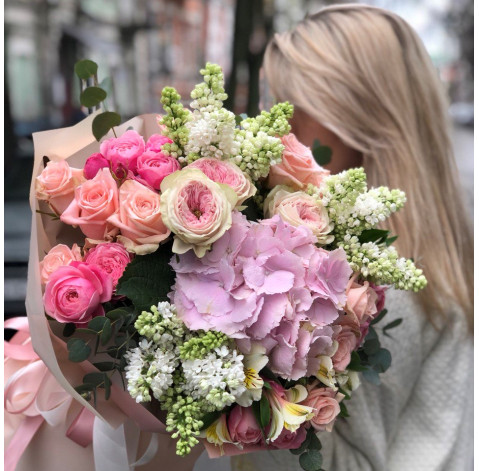 Букет Рожевий кварц 2 доставка квітів