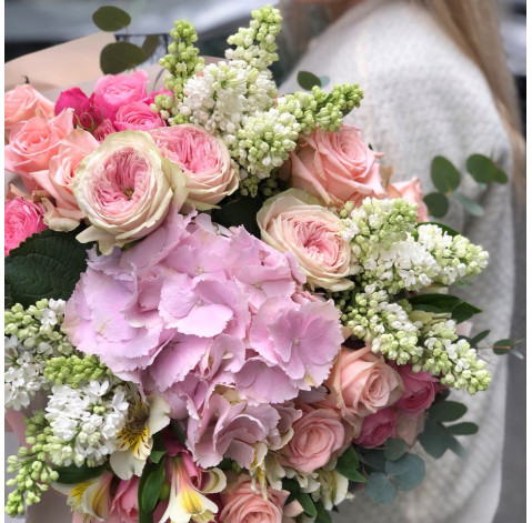 Букет Рожевий кварц 5 доставка квітів