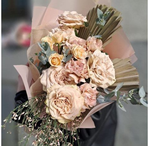 Букет Карамель 3 доставка квітів