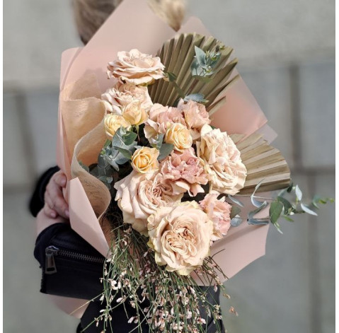 Букет Карамель 2 доставка квітів