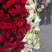 Funeral wreath red-white 4 Flower delivery foreshortening