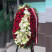 Funeral wreath red-white 2 Flower delivery foreshortening