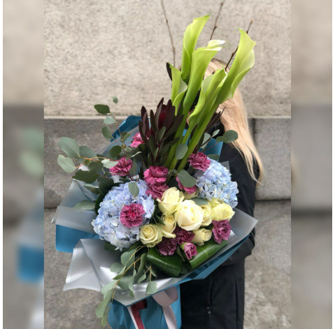 Букет Загадковий топаз 2 доставка квітів