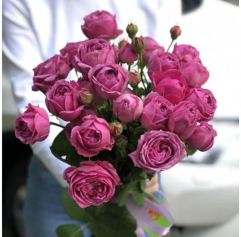 Букет 5 троянд Місті Баблс 2 доставка квітів