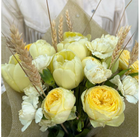 Bouquet Wheat Rays 3 Flower delivery