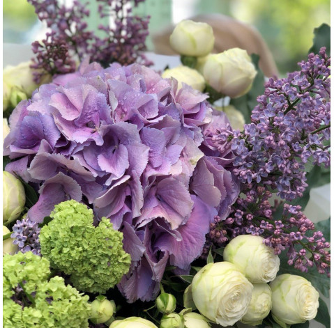 Букет Бузковий аметист 4 доставка квітів