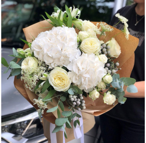 Букет Білий шоколад 2 доставка квітів