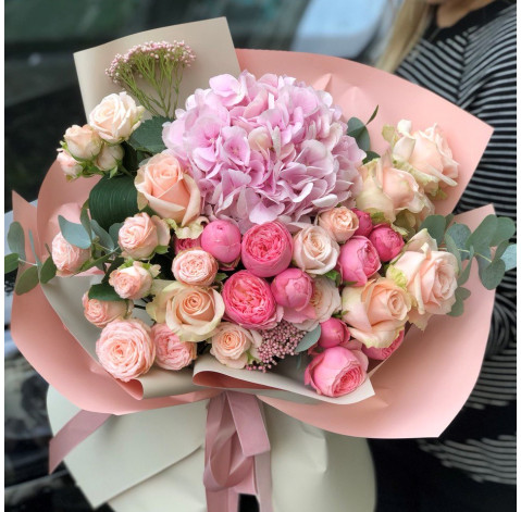 Букет Малина с молоком 2 доставка цветов