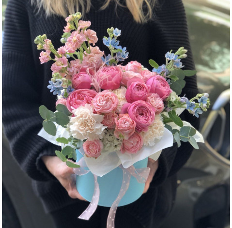 Цветочная композиция Арлекин 2 доставка цветов