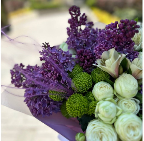 Букет Бузкове натхнення 5 доставка квітів