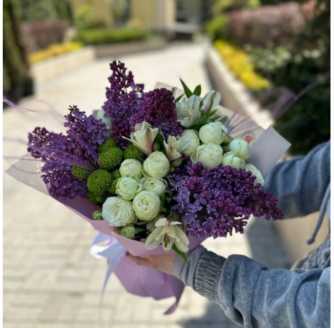 Букет Бузкове натхнення 2 доставка квітів