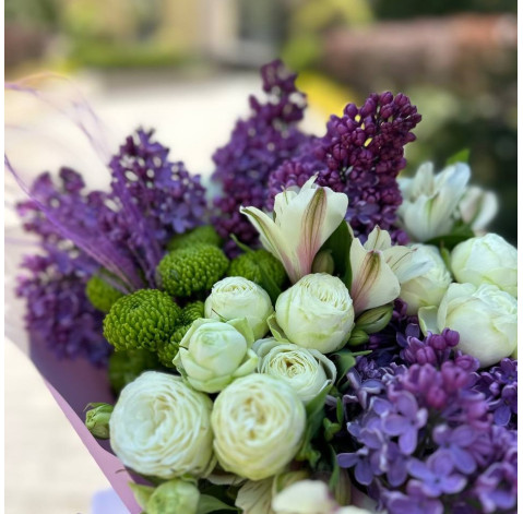 Букет Бузкове натхнення 4 доставка квітів