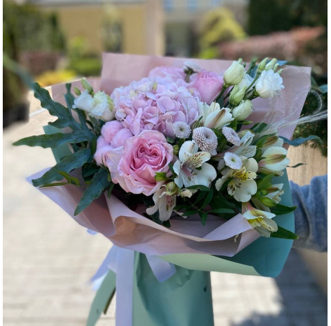 Букет Срібна Ейфорія 3 доставка квітів