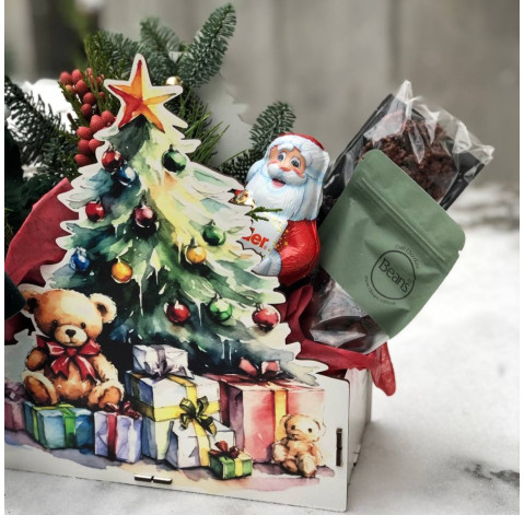 New Year's box with sweets 4 Flower delivery