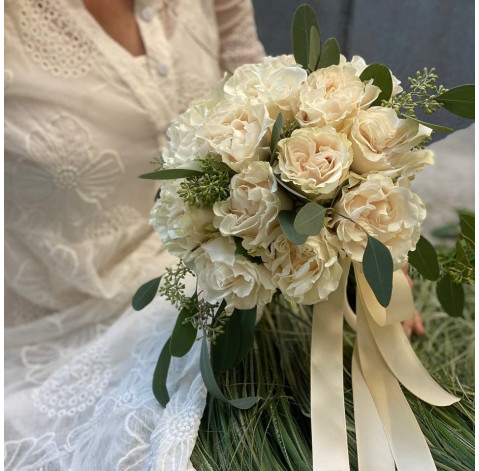 Wedding bouquet Coton 3 Flower delivery