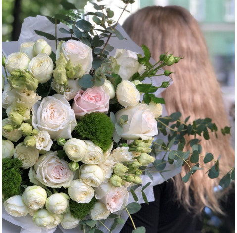 Букет Цукрова пудра 5 доставка квітів