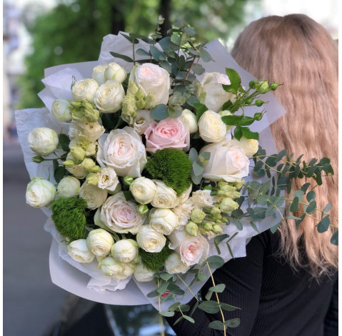 Букет Цукрова пудра 4 доставка квітів