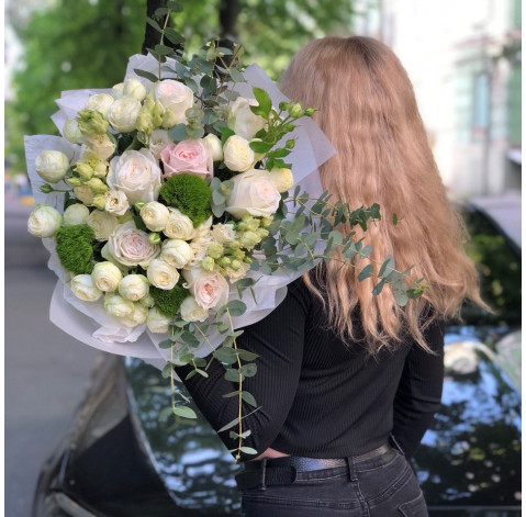 Букет Цукрова пудра 3 доставка квітів