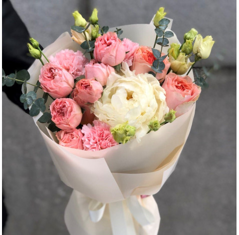 Букет Рожеві відблиски 3 доставка квітів