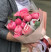 Bouquet of 5 roses Silva pink 3 Flower delivery foreshortening