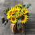 Floral arrangement of 9 sunflowers 2 Flower delivery foreshortening