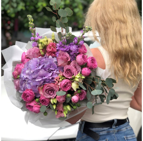 Букет Діп Перпл 2 доставка квітів