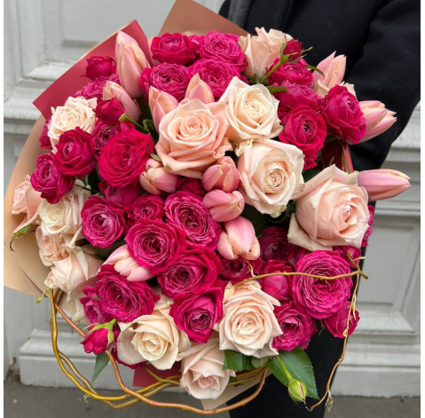 Букет Парад квітів 3 доставка квітів