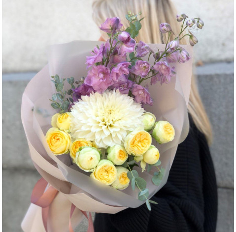 Букет Осінній шлейф 2 доставка квітів