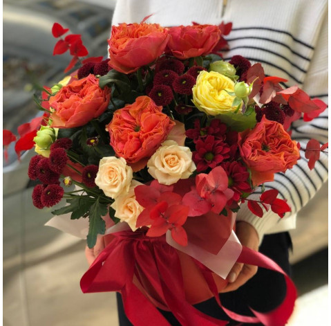 Flower arrangement Autumn moment 3 Flower delivery